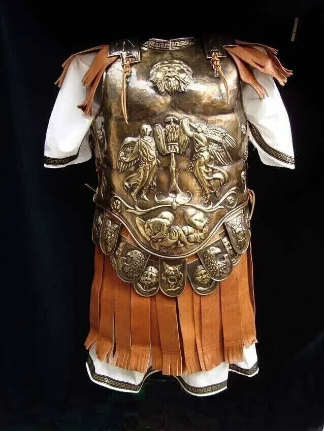 18 Guage Steel Medieval Gladiator Armor Roman Cuirass Reenactment Breastplate