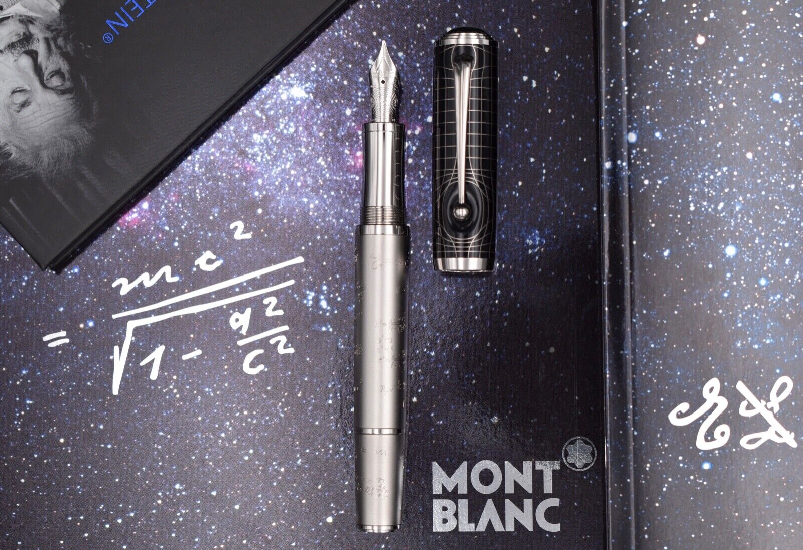 MONTBLANC 2012 Great Characters Albert Einstein Fountain Pen Limited Ed 3000 M
