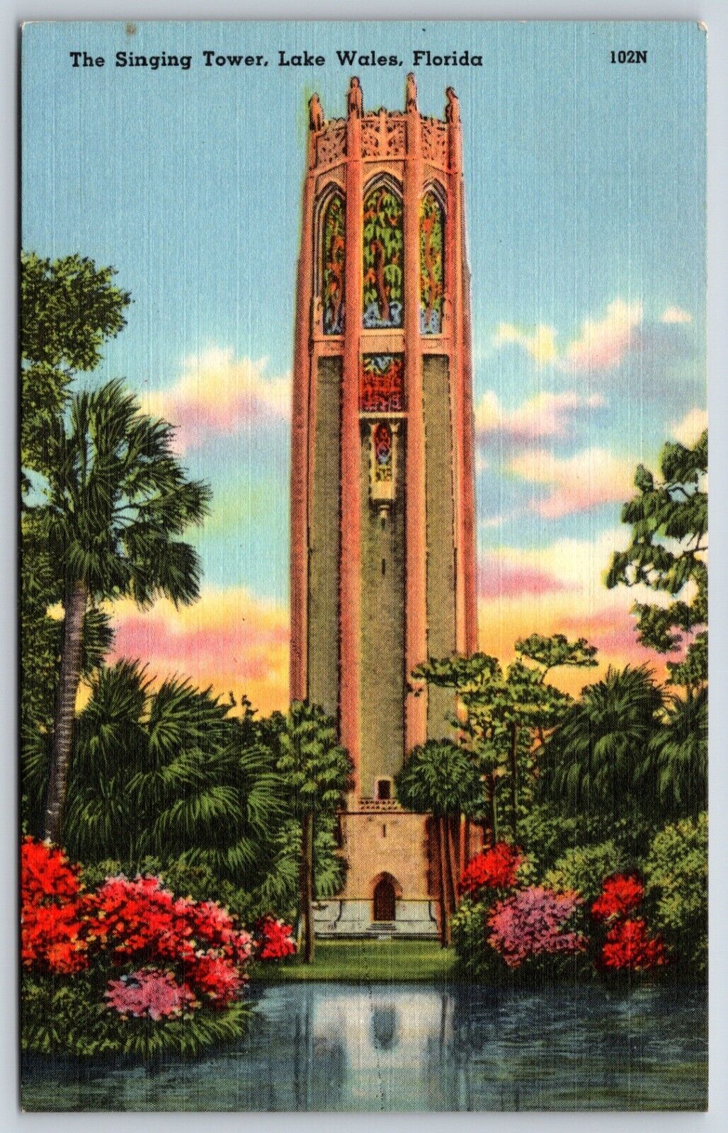 Postcard The Singing Tower, Lake Wales, Florida Unposted