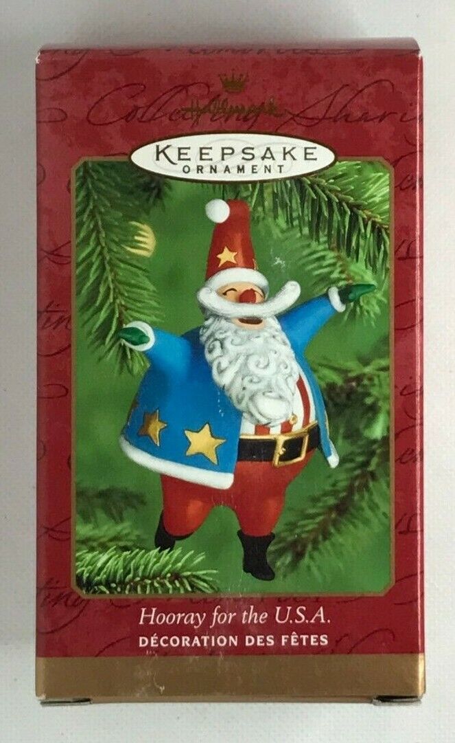 2000 Hallmark Keepsake Christmas Ornament Hooray For The U.S.A 