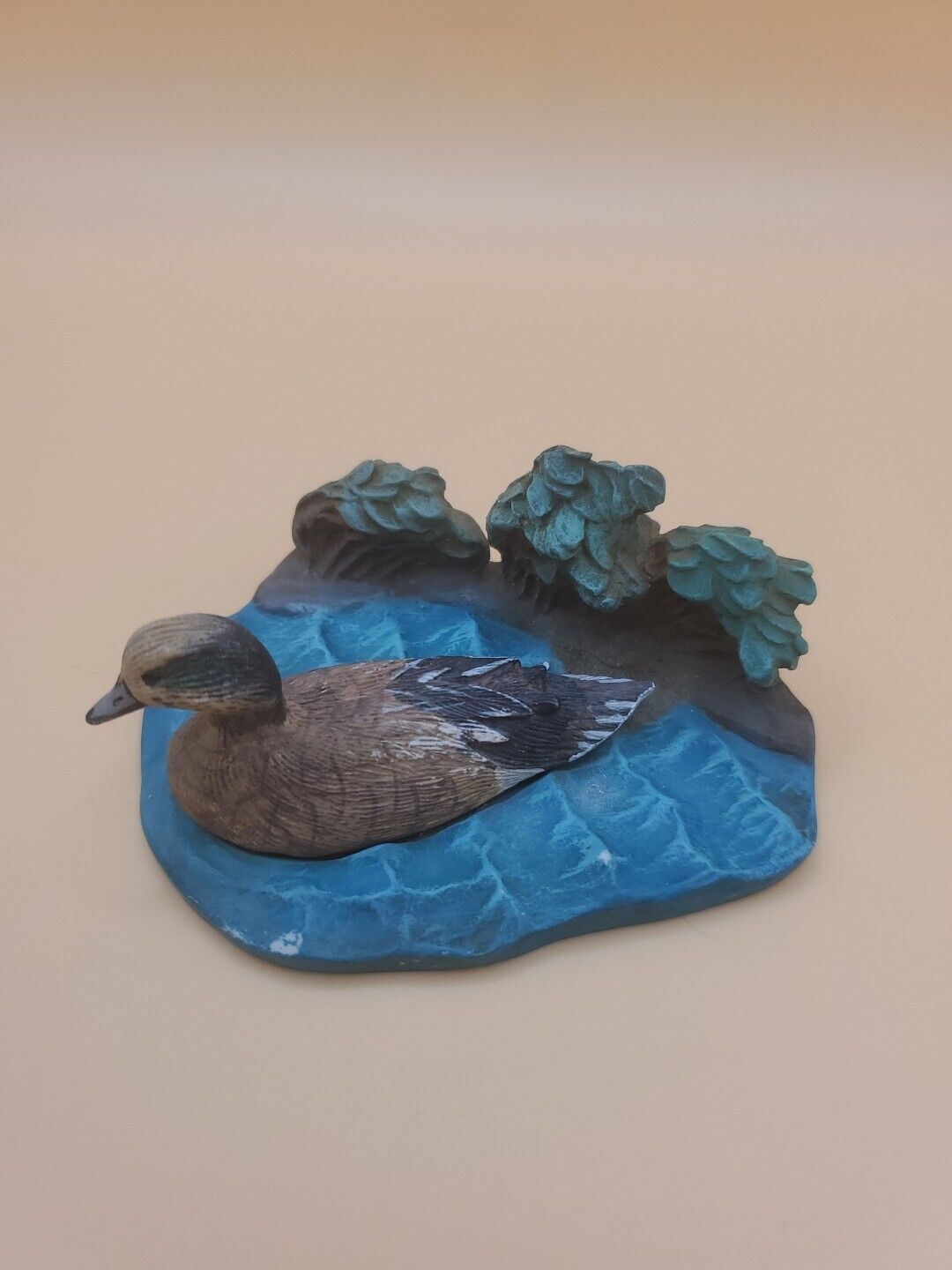 Vintage AVON American Widgeon Ceramic Duck Sculture