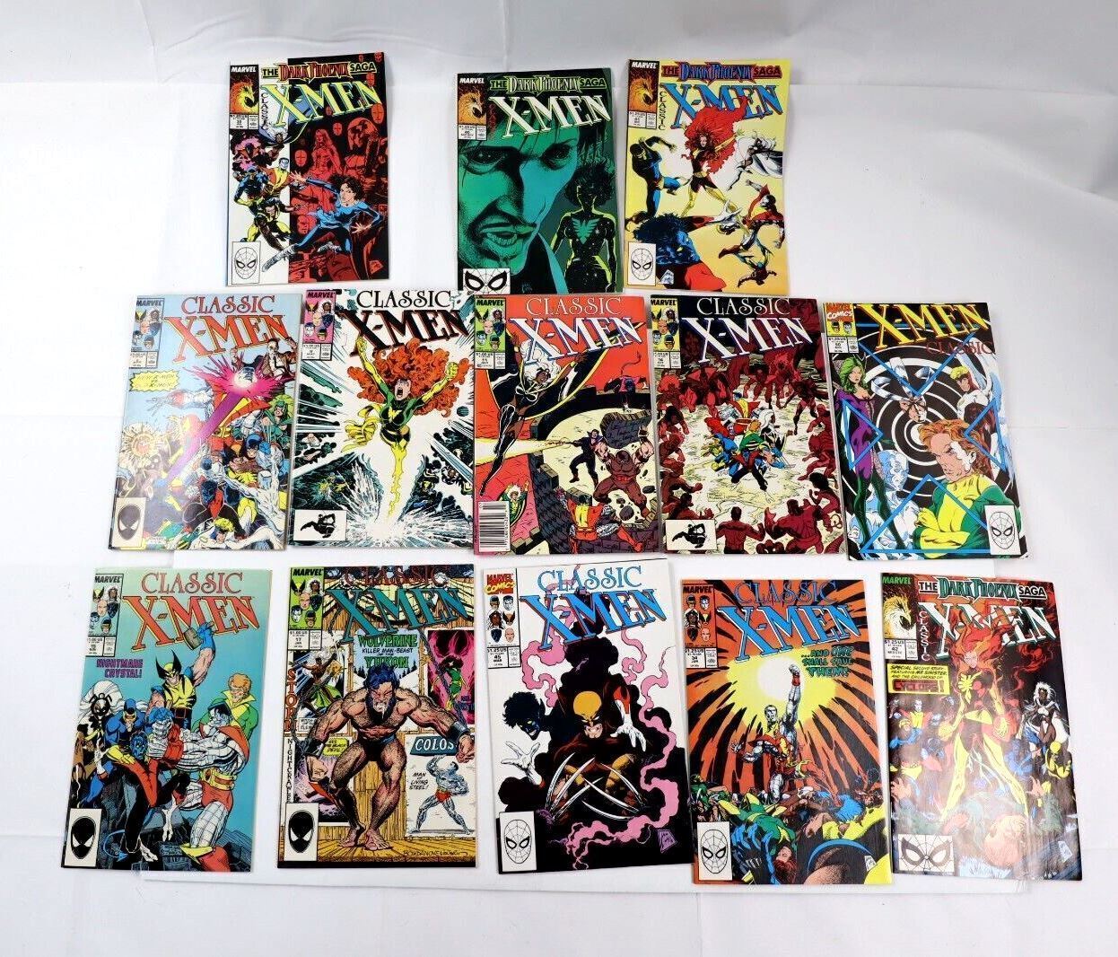 VTG X-Men Classic #8,9,11,14,15,17,34,35,40,41,42,45,50 LOT OF 13 Comic Books
