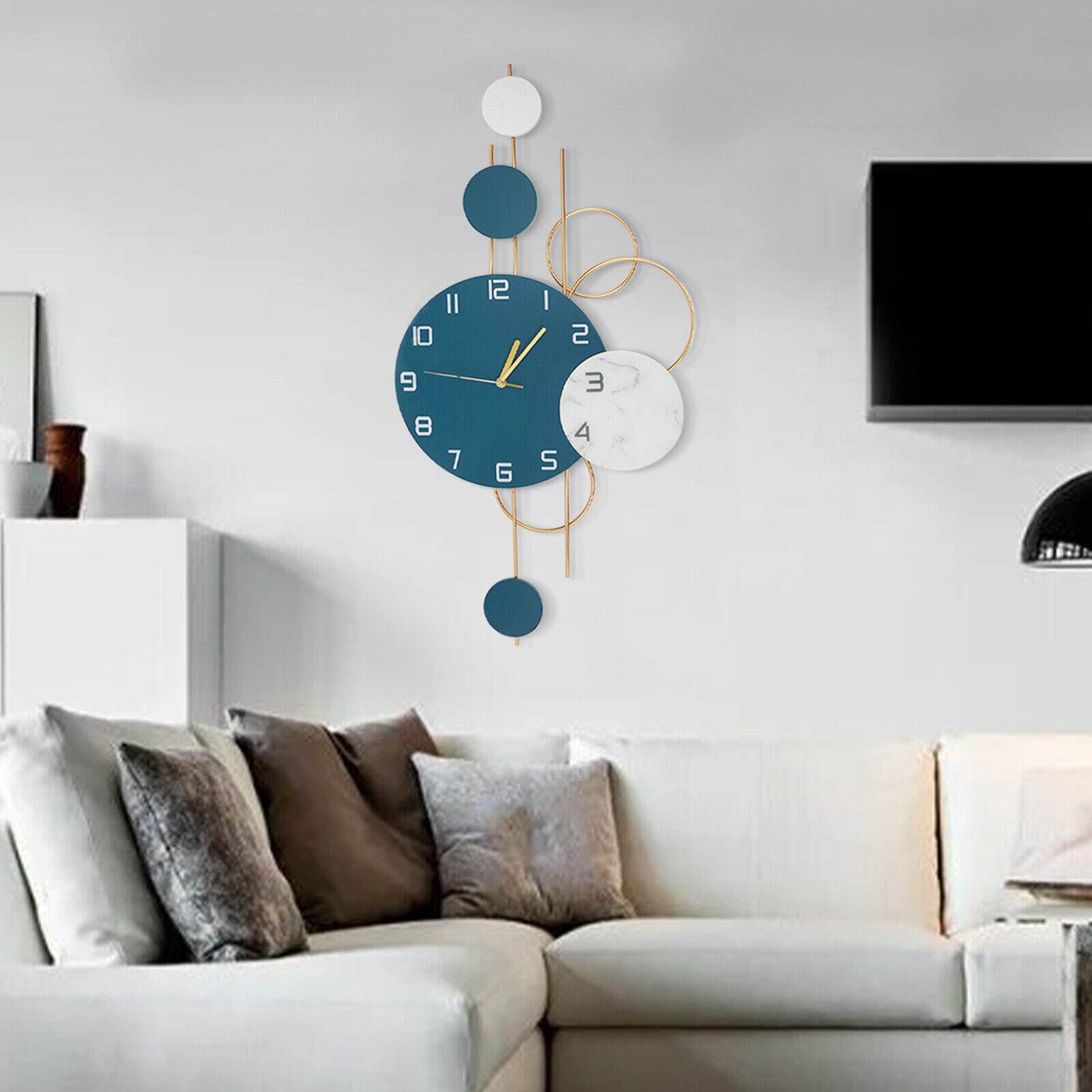 Nordic Style Luxury Wall Clock Modern Metal Wall-mounted Wall Clock For Indoor