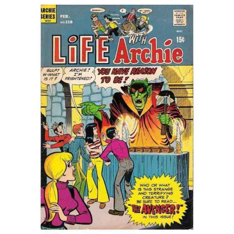 Life with Archie #118 - 1958 series Archie comics VG+ [a 