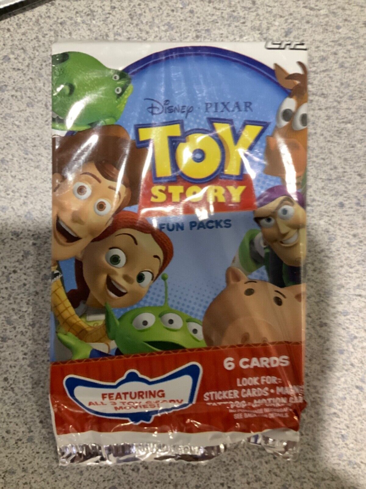 Topps Toy Story Trading Card Packs 6 Per pack Disney 2010 Pixar All 3 Movies