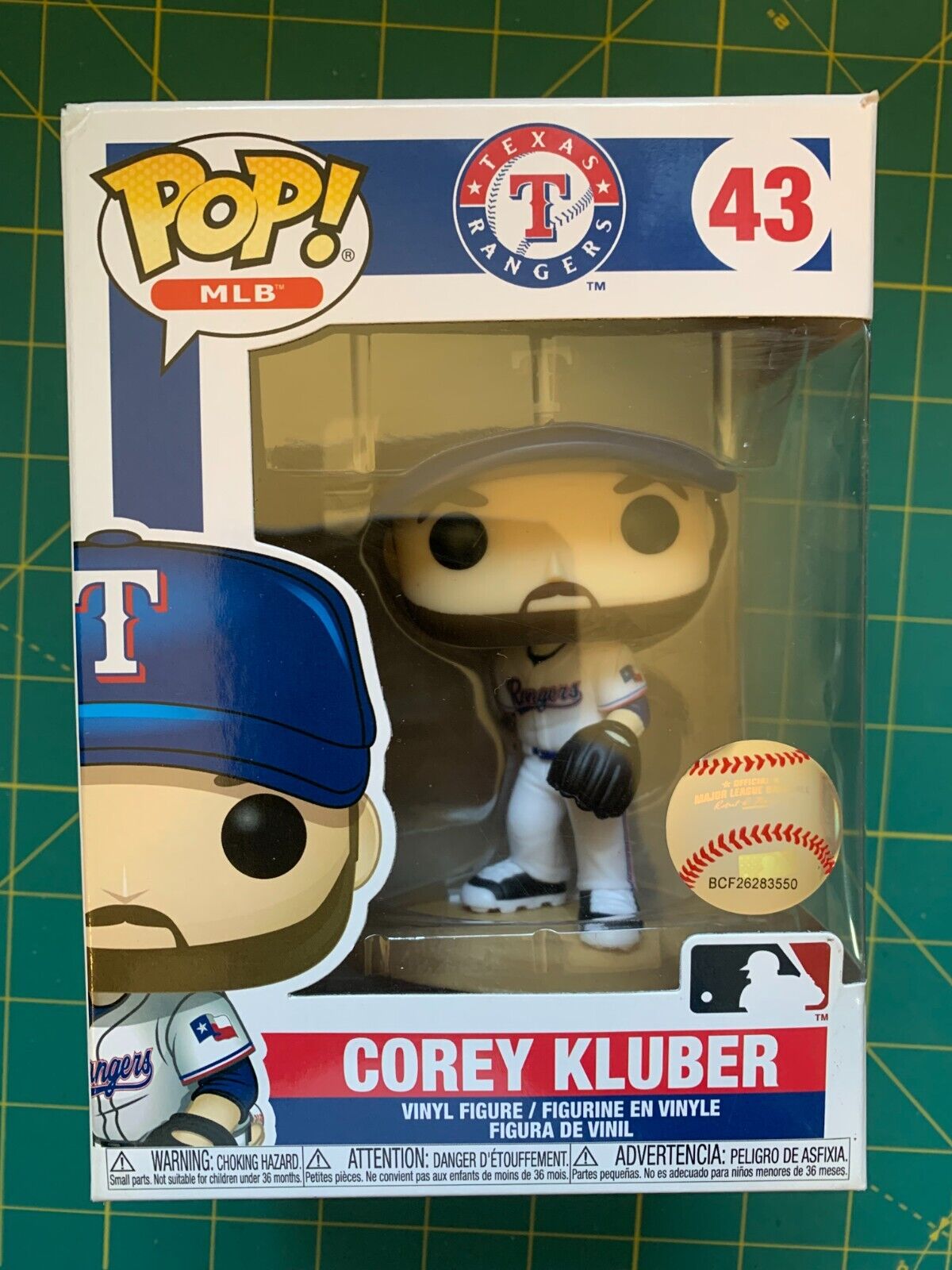Funko POP - Corey Kluber #43 - Texas Rangers - POP MLB