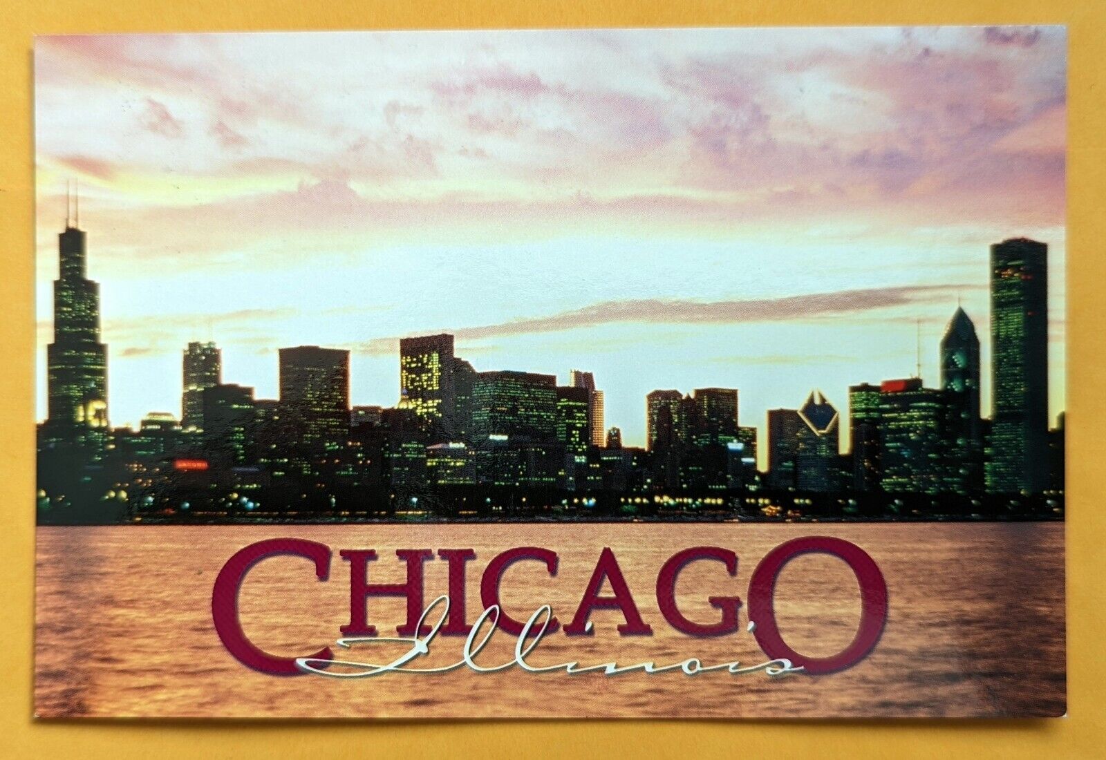 Postcard IL: Chicago Downtown, Illinois 