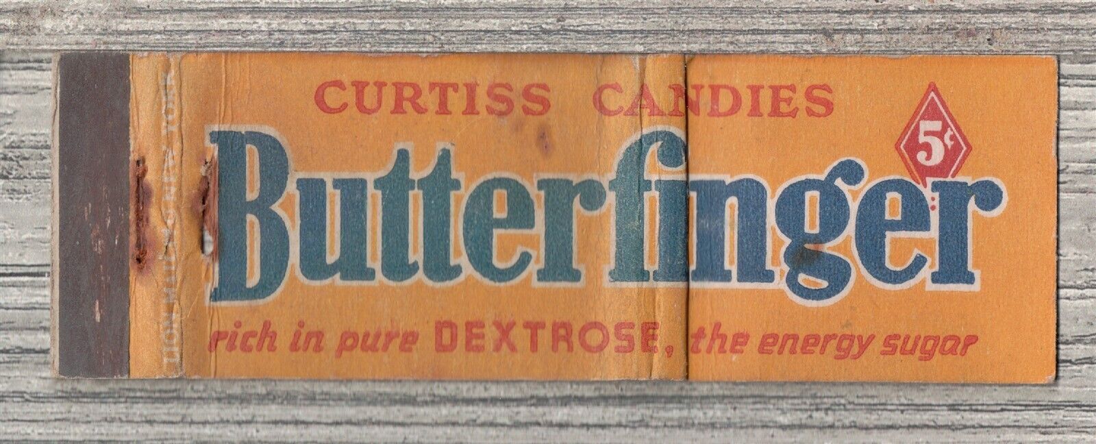 Matchbook Cover-Curtiss Candies Butterfinger Candy Bar-0003