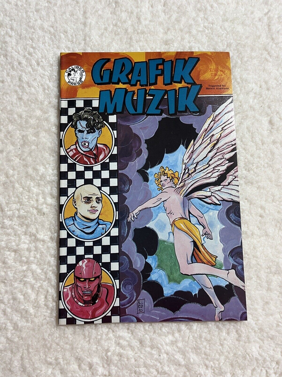 GRAFIK MUZIK #2 Caliber Press Comics 1991 MIKE ALLRED Madman