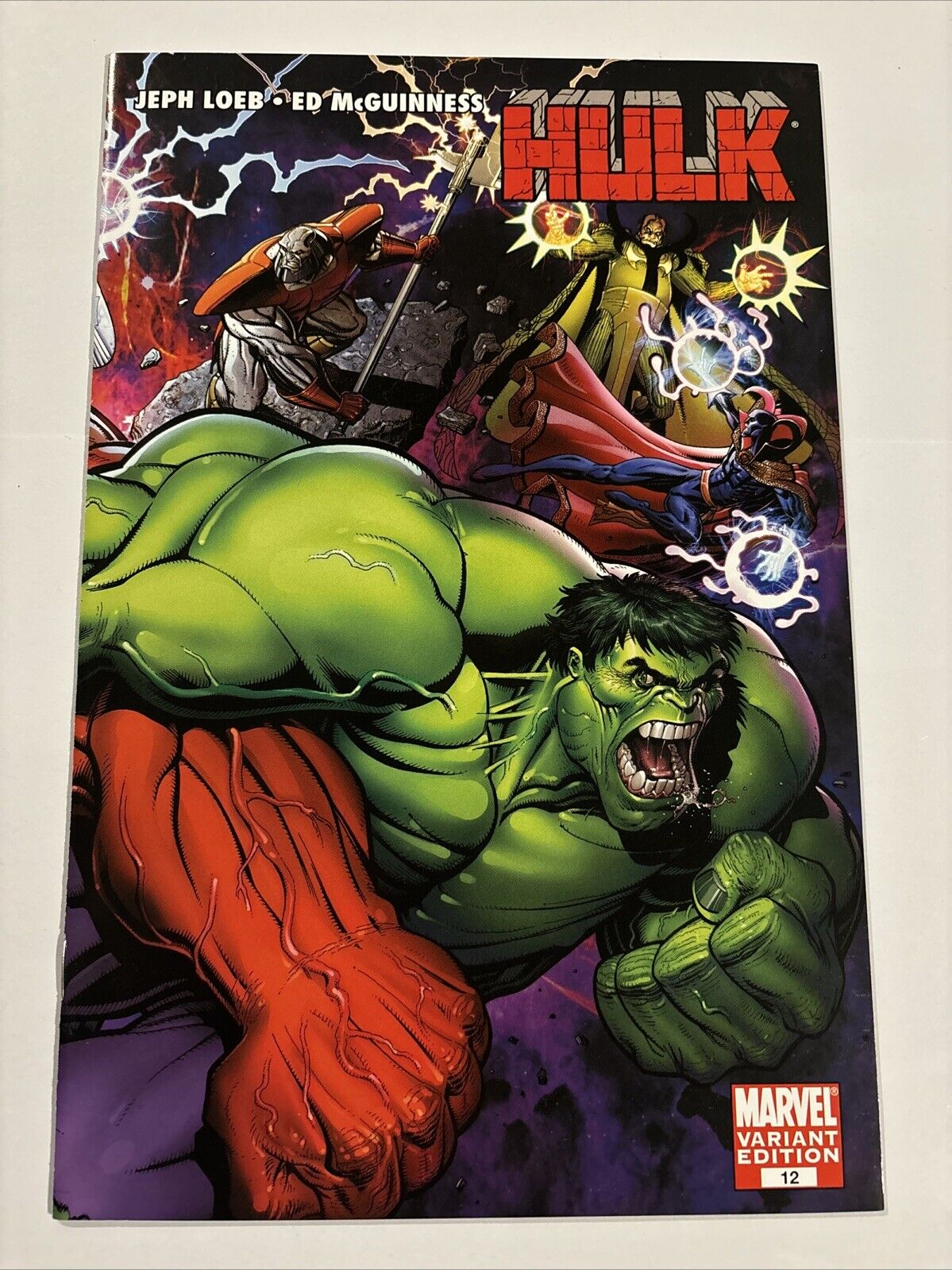 Hulk #12 (Marvel 2009) Wraparound variant - Red Hulk Ed McGuinness Jeph Loeb