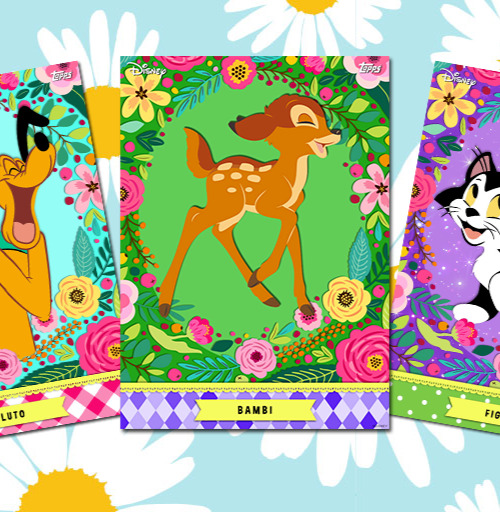 Topps Disney Collect Floral Favorites Collection Full Set 76 Digital Cards