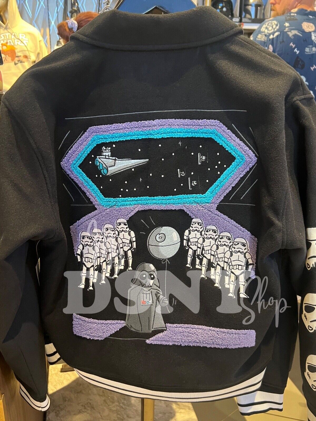 2024 Disney Star Wars Will Gay Embroidered Varsity Jacket Darth Vader Adult M