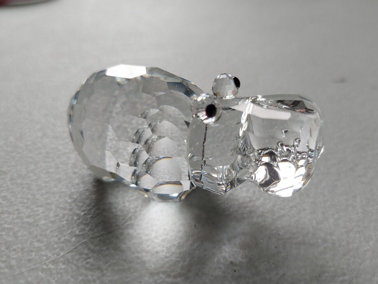 Swarovski Crystal Large Hippopotamus Hippo Figurine 015187