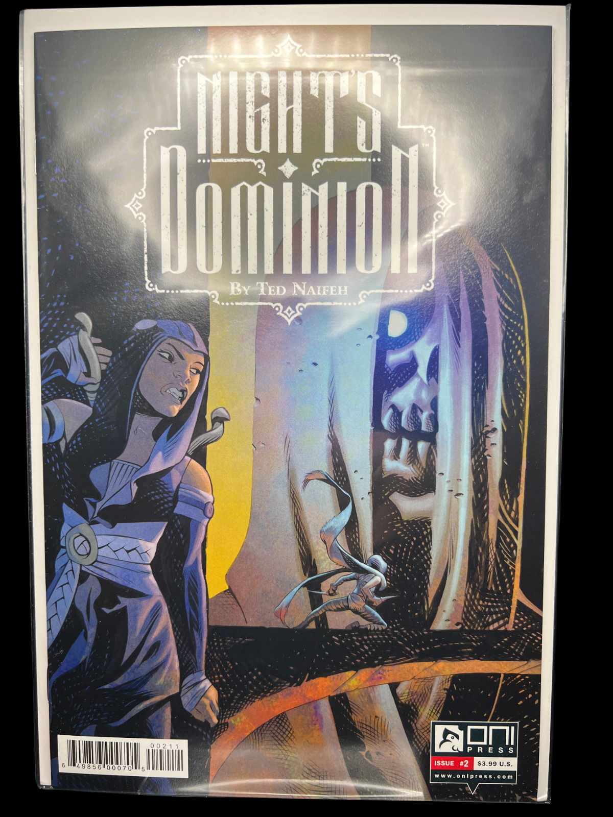 ONI Press Comics Night\'s Dominion #2 NM Condition Reseakabke Bag and Board
