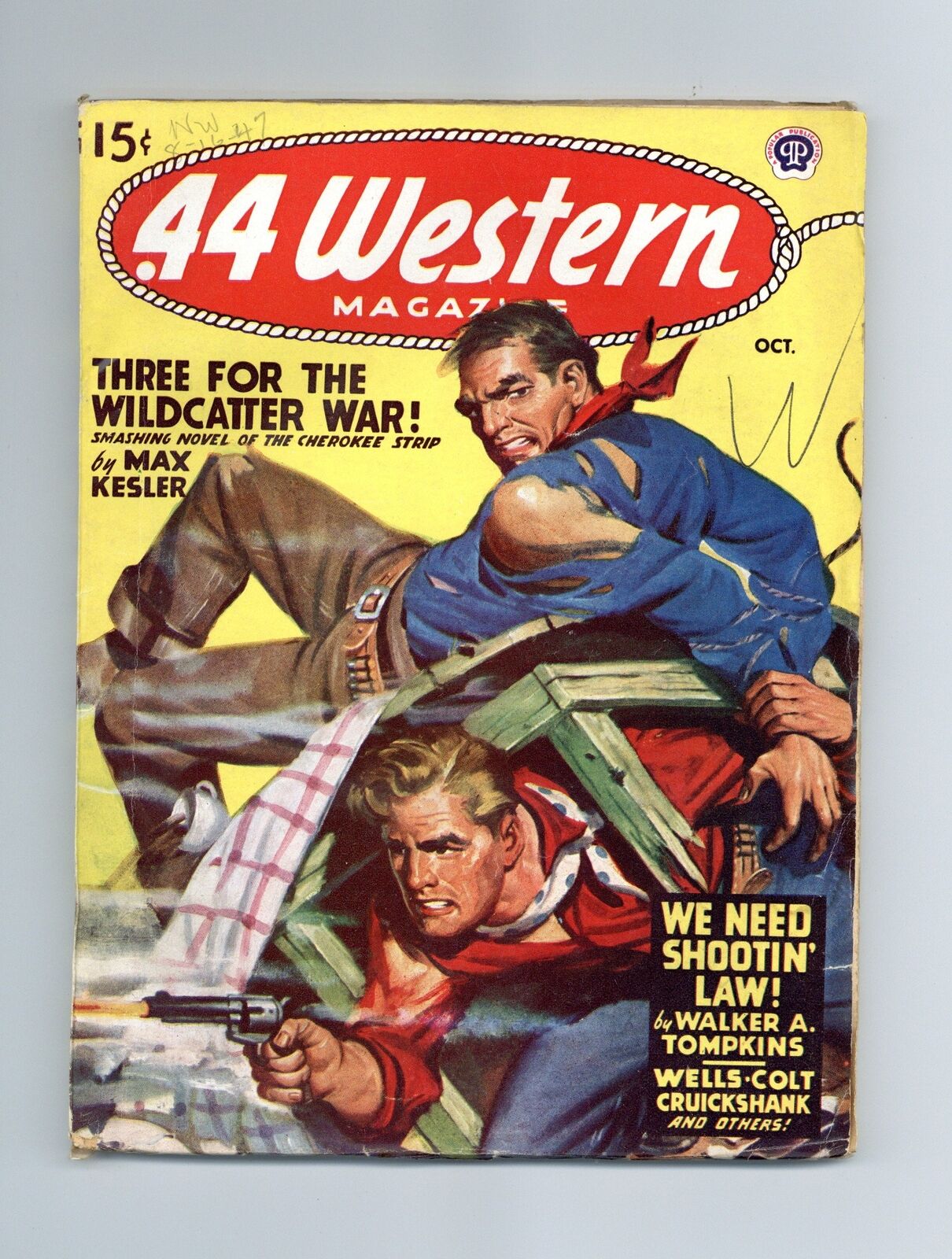 44 Western Magazine Pulp Oct 1947 Vol. 18 #4 VG/FN 5.0