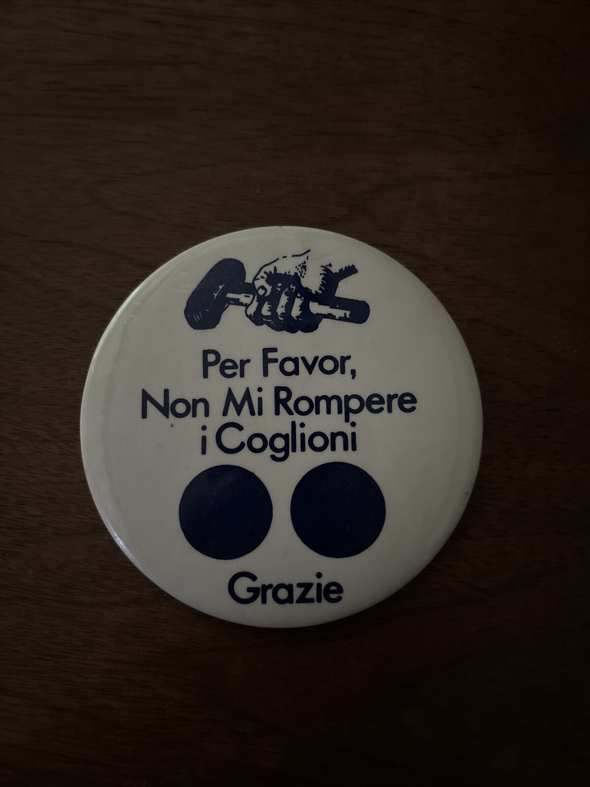 Vintage Italian Button