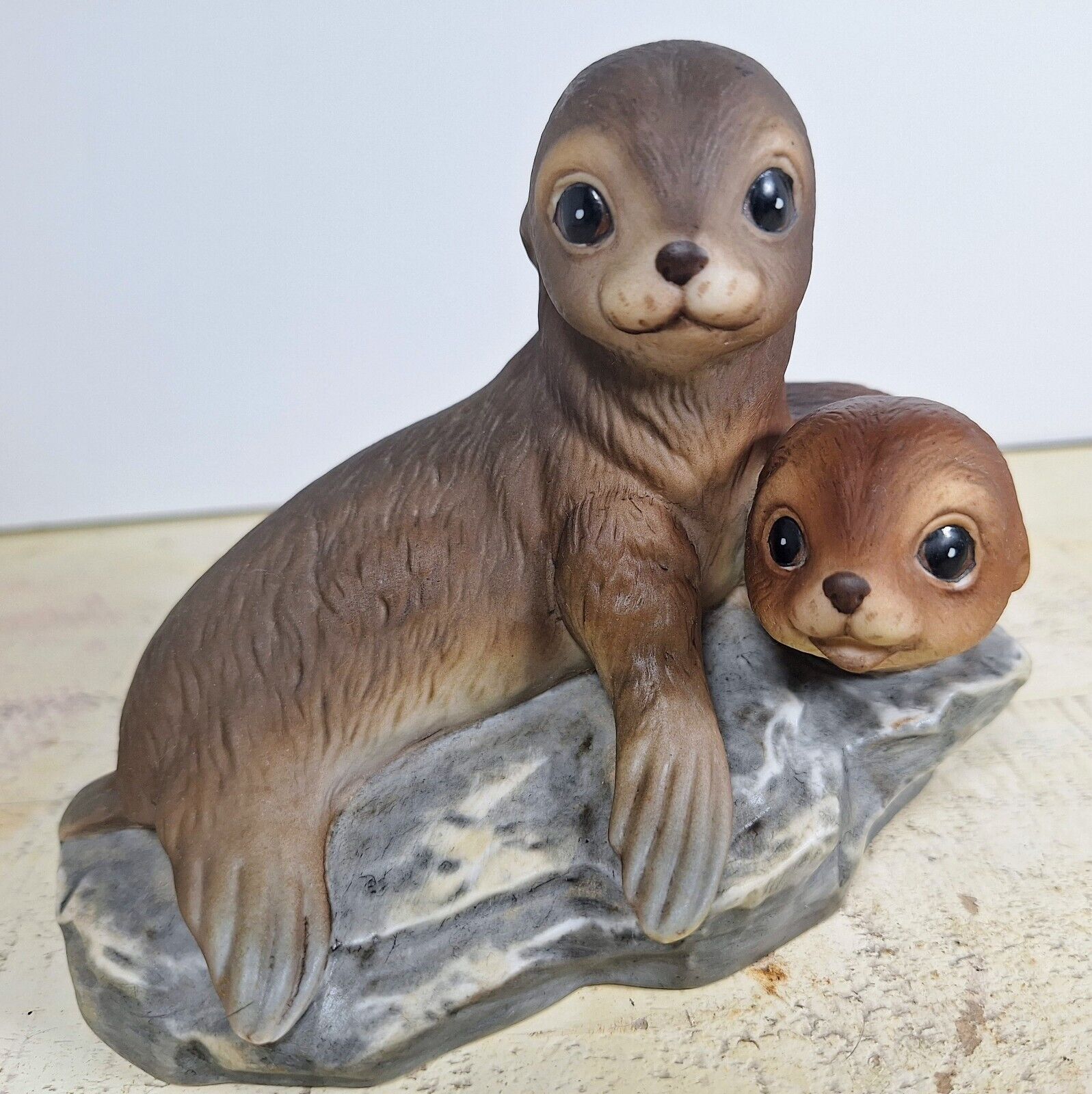 Vintage Homco Figurines Seal Sea Lion 1981