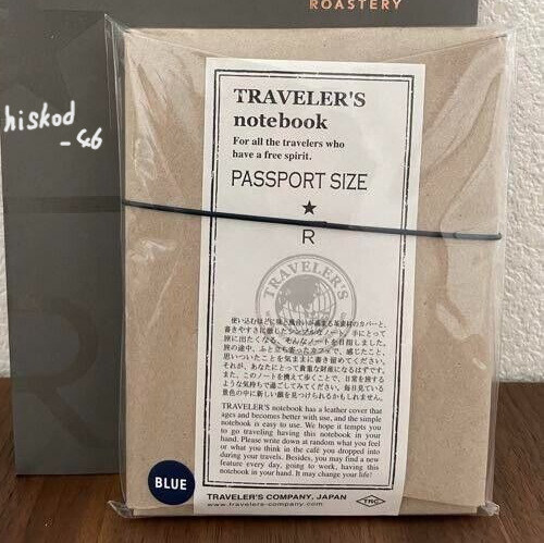 Starbucks Tokyo Reserve Roastery Traveler’s Notebook Blue Passport Size Japan