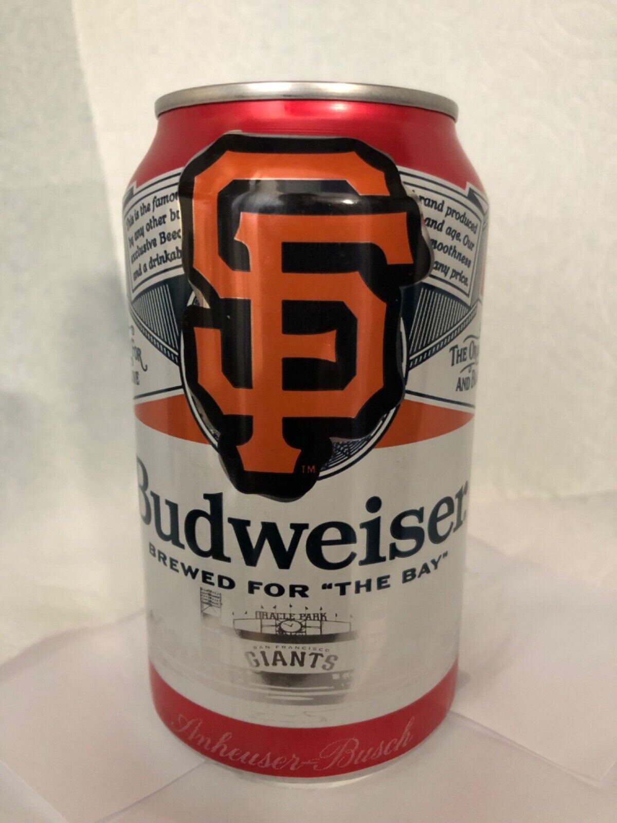 SAN FRANCISCO GIANTS 2024  Budweiser BEER CAN LIMITED EDITION EMPTY