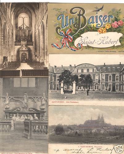 ST.HUBERT Belgium 88 Vintage Postcards Pre-1940 (L5046)
