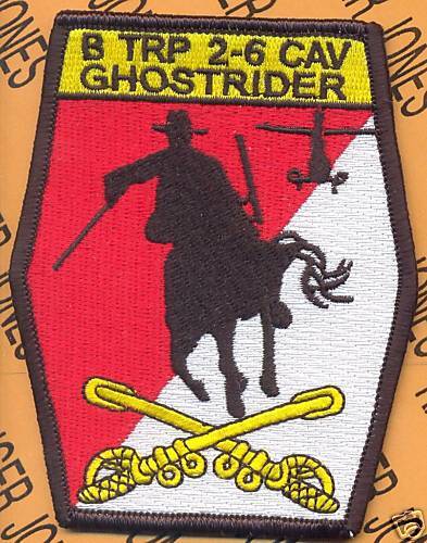 B Troop 2-6 Cav GHOSTRIDER Attack Aviation patch 