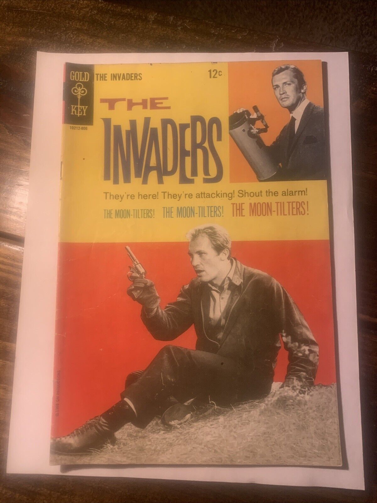 The Invaders #3 Gold Key TV Comic 1968 