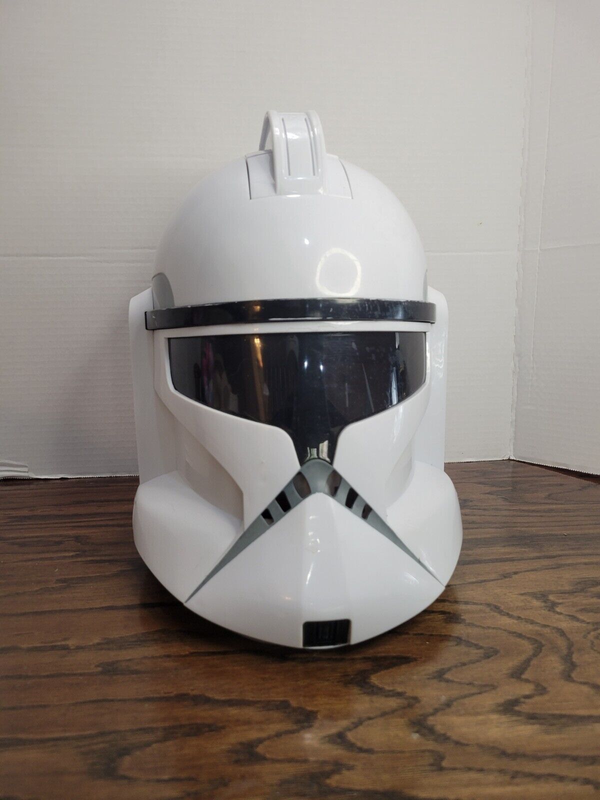 2008 Hasbro Star Wars Clone Storm Trooper Talking Voice Changer Helmet Costume