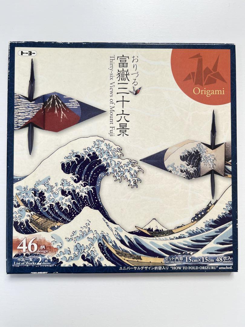 Hokusai Thirty-Six Views Of Mt. Fuji Origami Orizuru