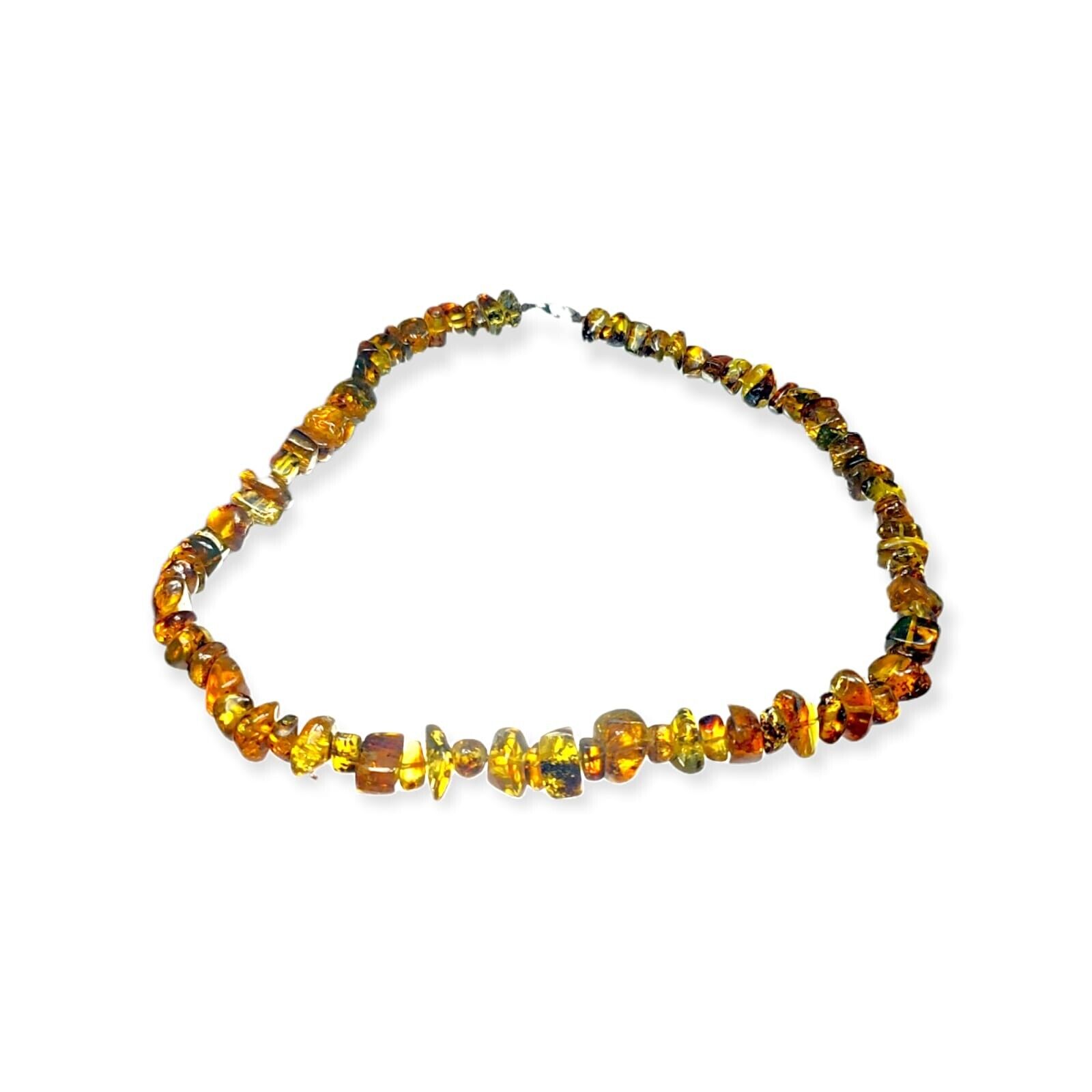 Amber Mexican Necklace Tribal Chiapas Best Quality