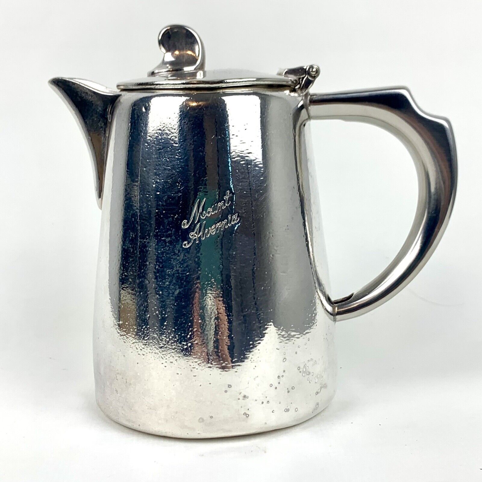 Mount Alvernia Hospital Hotel Silver Teapot Elkington & Co 1880’s Antique