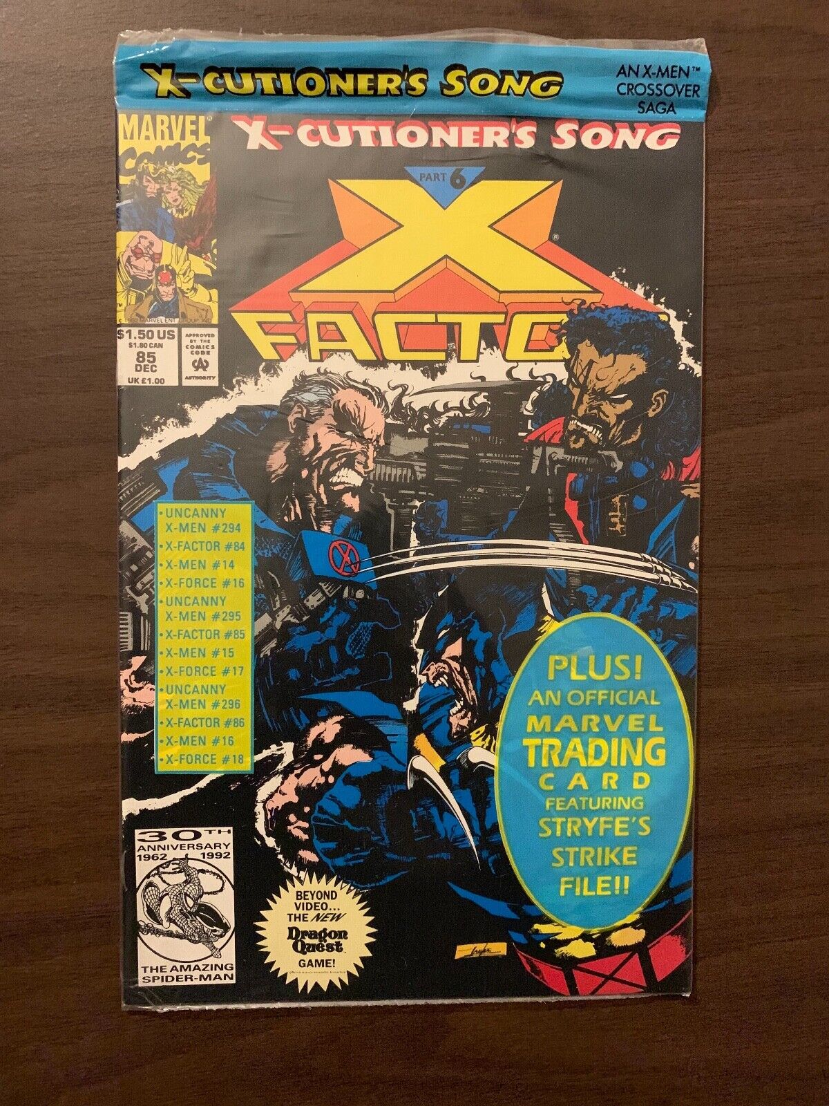 X-Factor #85 Sealed In Polybag High Grade Marvel Comic Book CL44-51