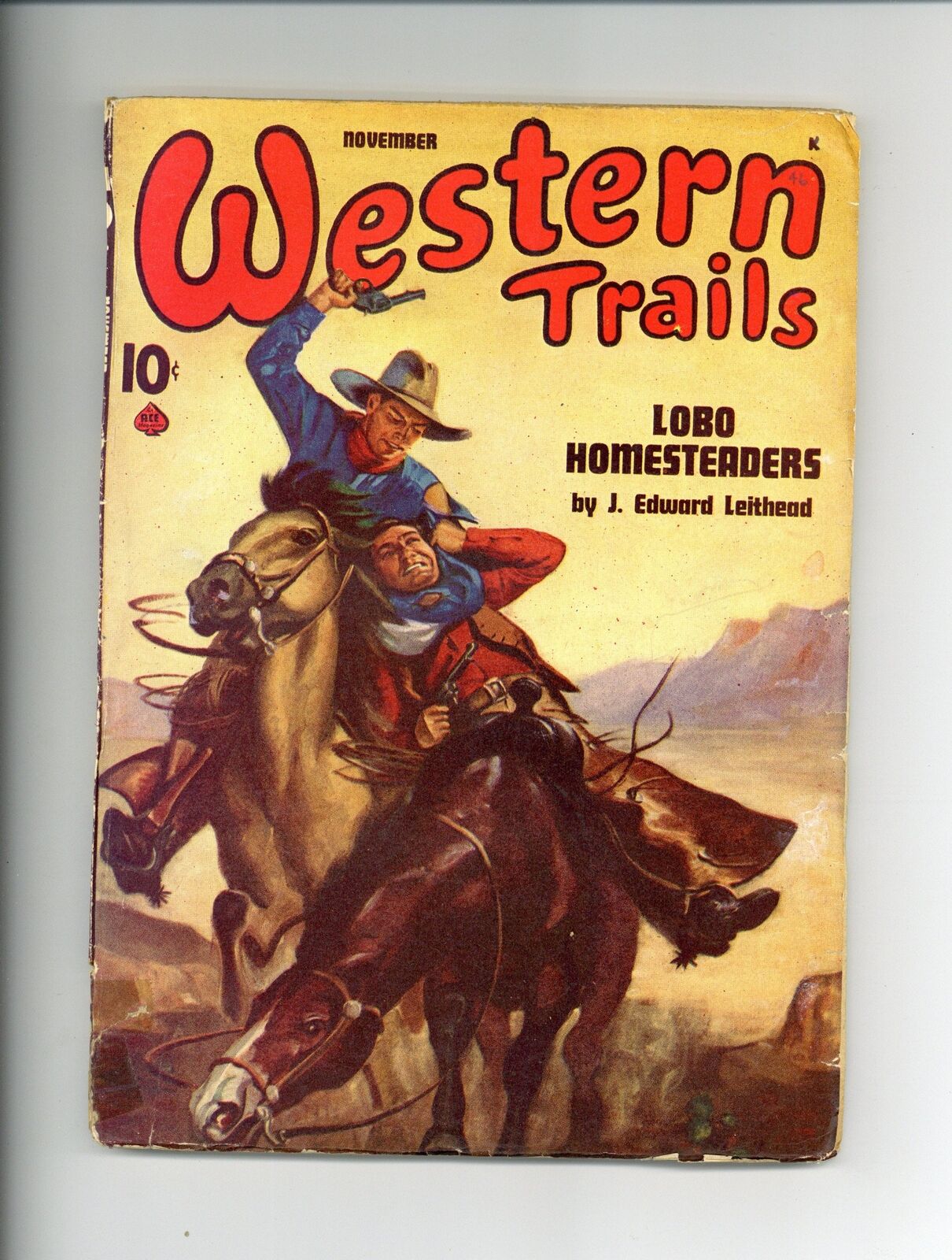 Western Trails Pulp Nov 1946 Vol. 41 #4 GD Low Grade