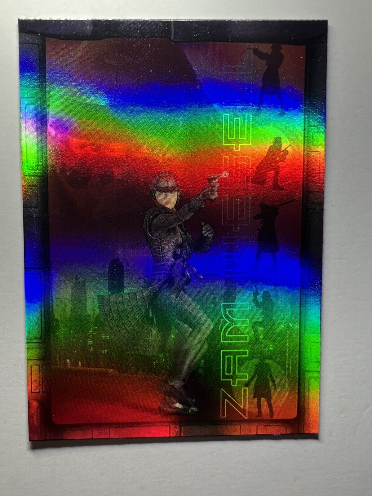 Star Wars: Attack of the Clones Prismatic Foil Card #4/8 ZAM WESELL 2002 EX/EX+