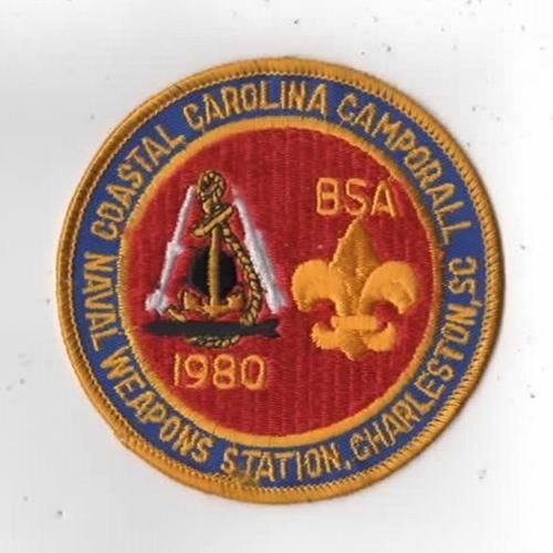 1980 Coastal Carolina Camporall BSA Naval Weapons Station, Charleston, SC ORG Bd