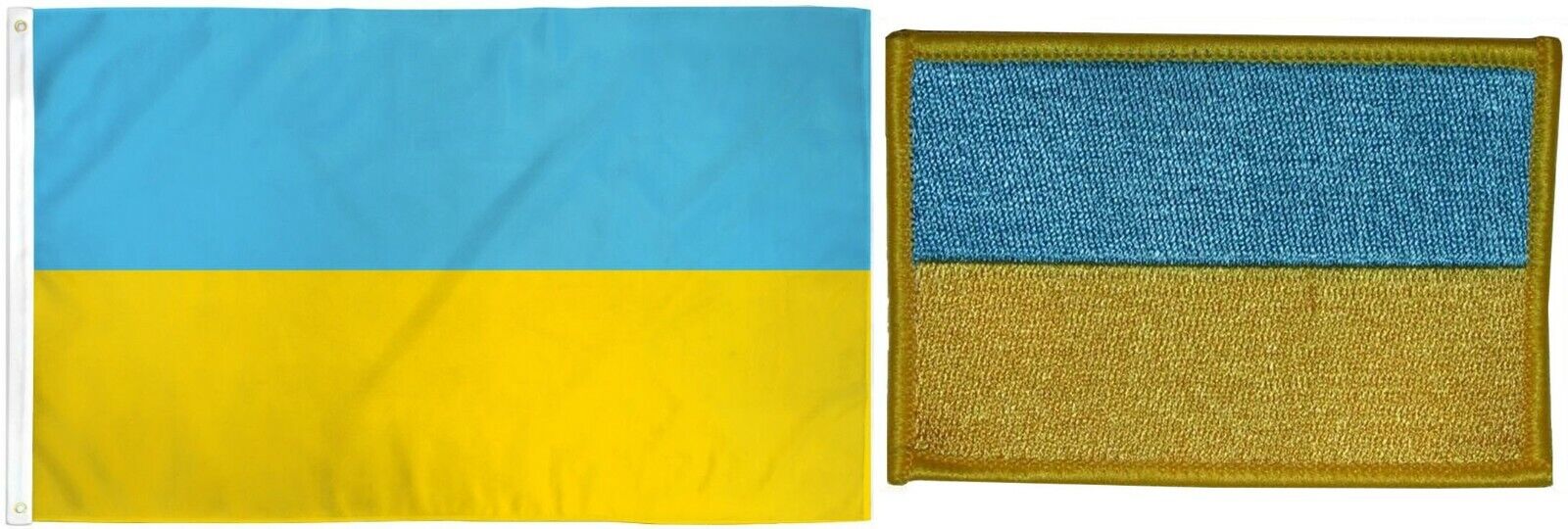 Wholesale Combo Set Ukraine Country 3x5 3’x5’ Flag and 2\