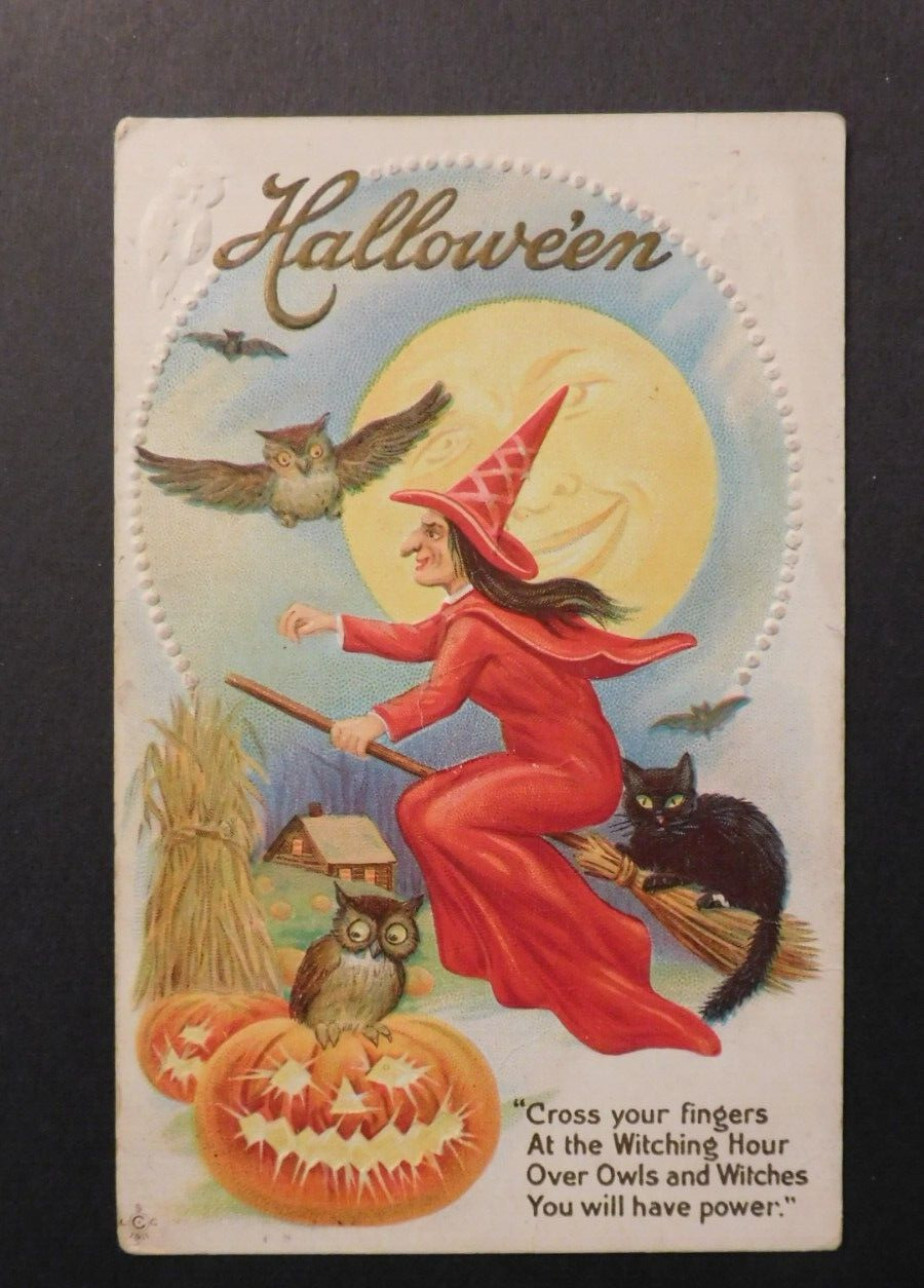 1913 USA Halloween Postcard Cover From Kingwood to Baltimore MD