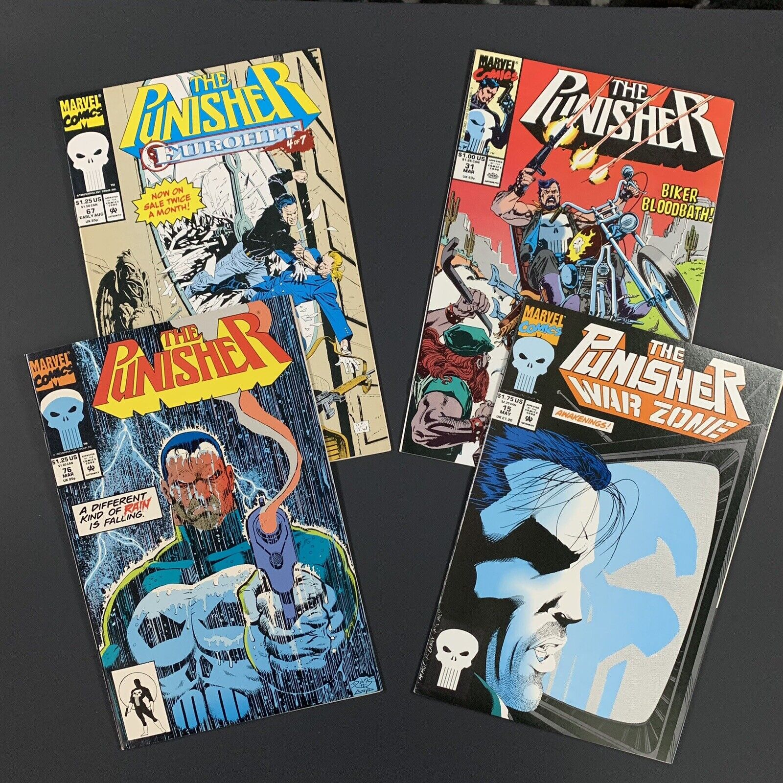 The Punisher Marvel Comics Lot of 4