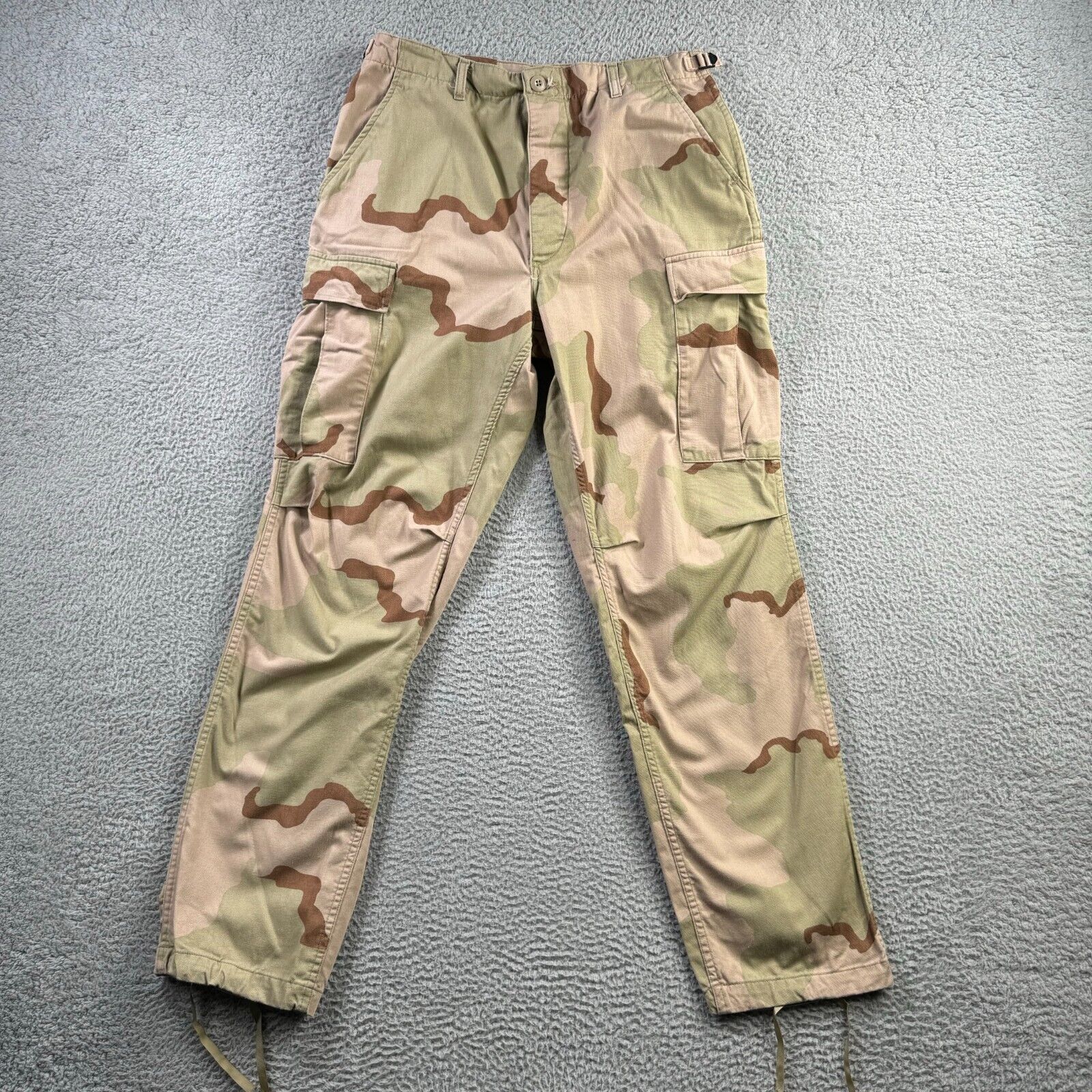 Vintage Military Pants Mens Medium Long Desert Storm Camo DCU Combat 90s