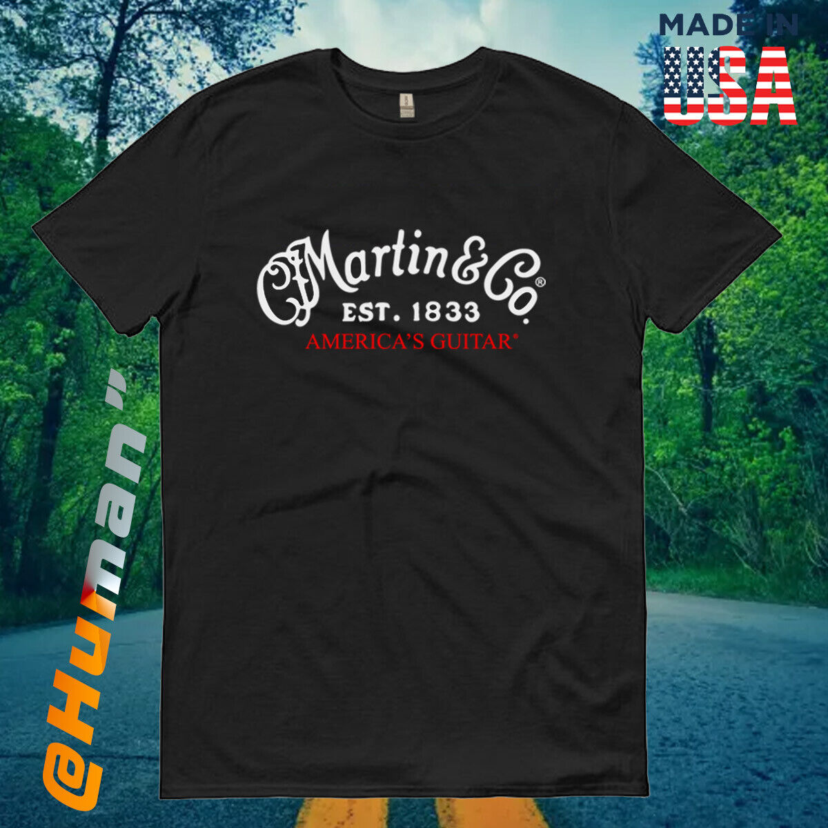 Hot Martin & Co Guitars Logo Est. 1983 Men\'s T-shirt Size S-5XL 
