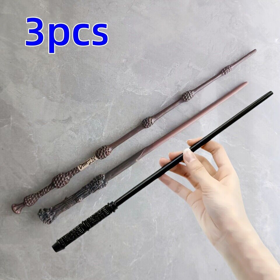 3pcs Cosplay Magic Wands For Wizards/Collectible Cosplay Magical Gift For Party