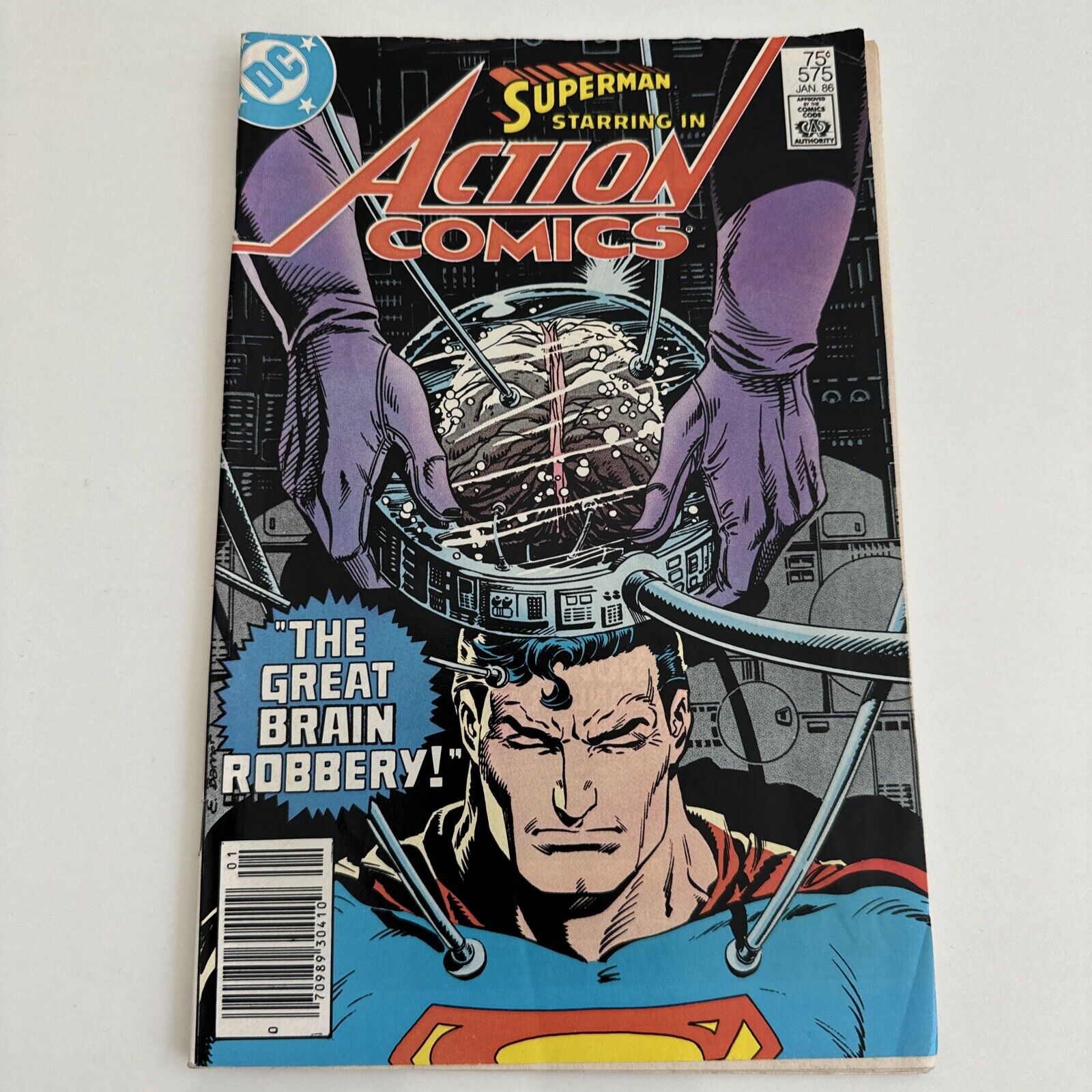 Action Comics # 575 | NEWSSTAND  Superman  Copper Age DC Comics 1985 | VG