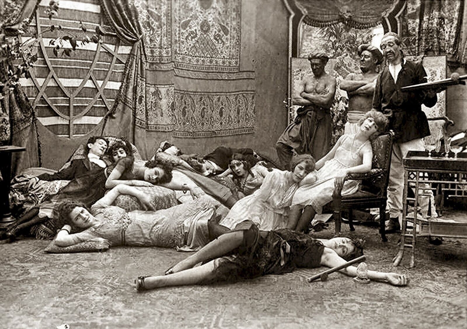 1918 FRENCH OPIUM Den Drug Party Classic Historic Poster Photo 13x19