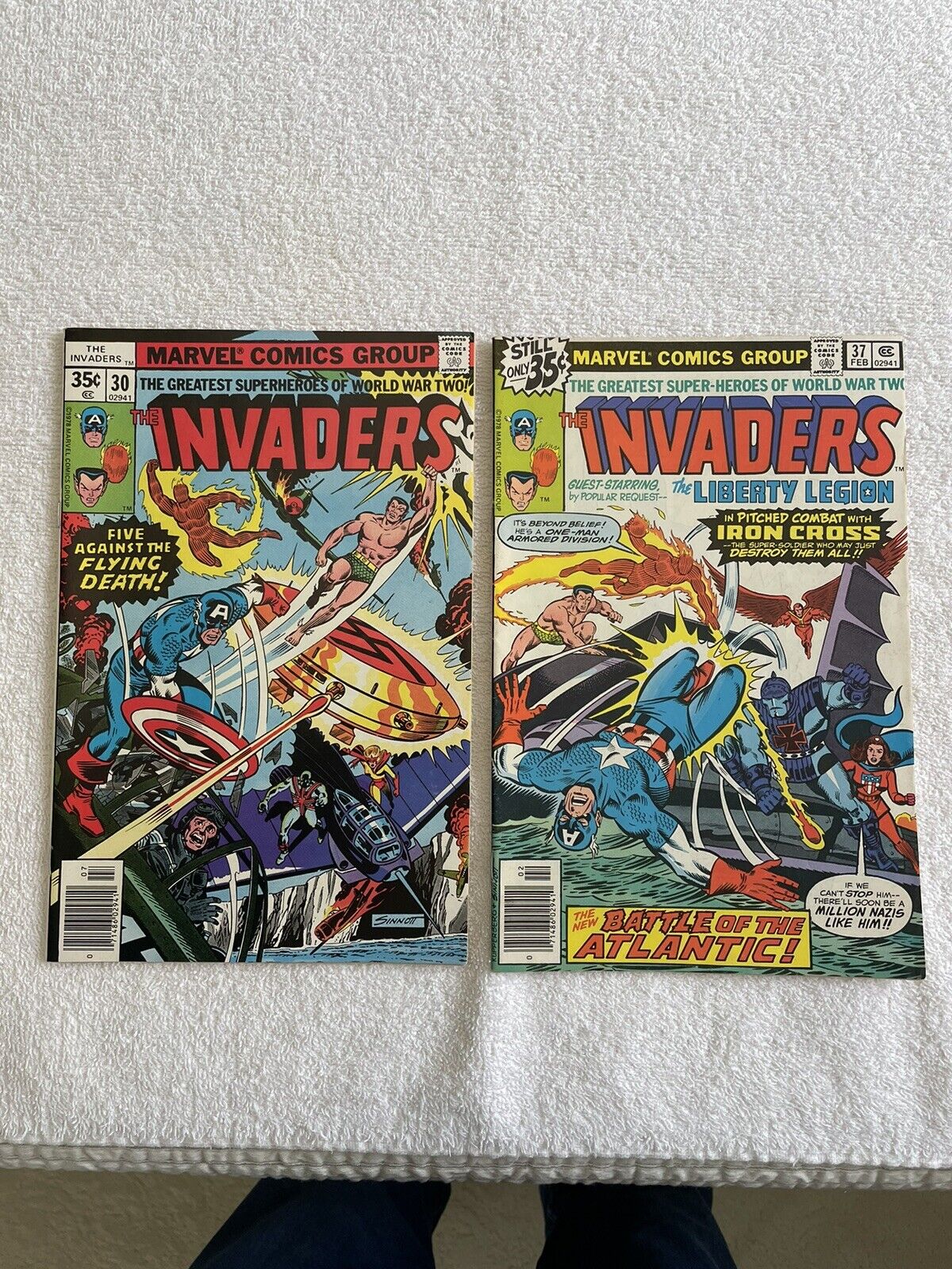 Invaders # 30 , # 37 , VF/NM and VF- 