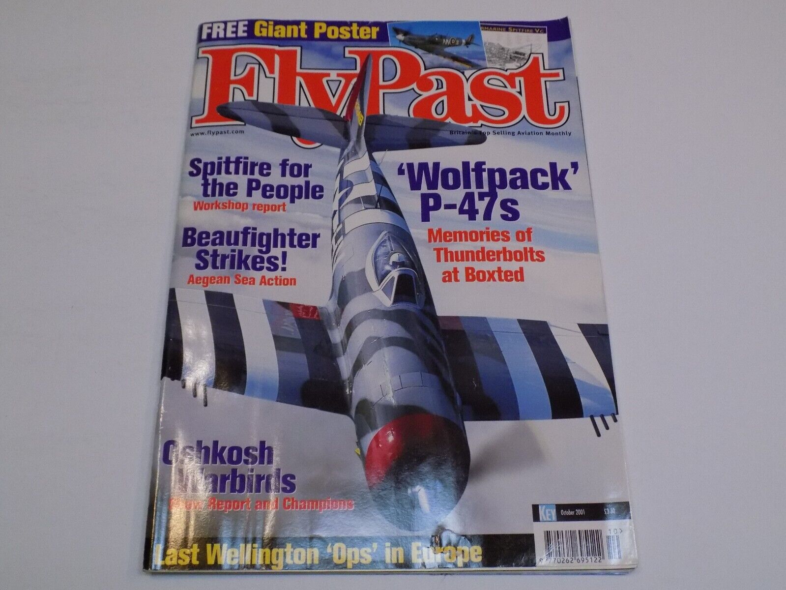 Fly Past Magazine Oct 2001 Spitfire Wolfpack P-47 Thunderbolts Beaufighter RAF