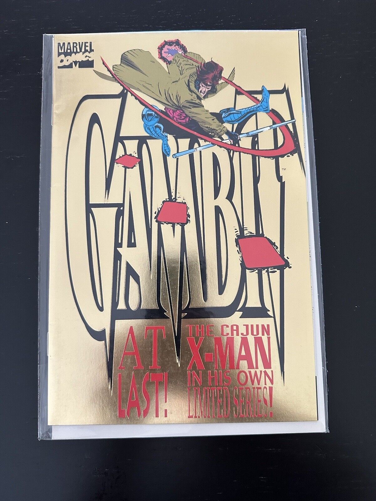 Gambit 1 Gold Foil Cover Variant Near Mint 1993 Rare