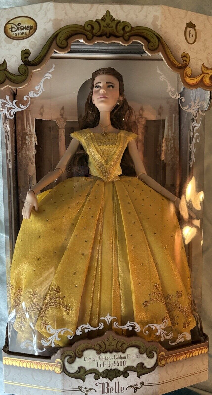 Disney Store LE Belle Live Action Beauty & The Beast 1 of 5500