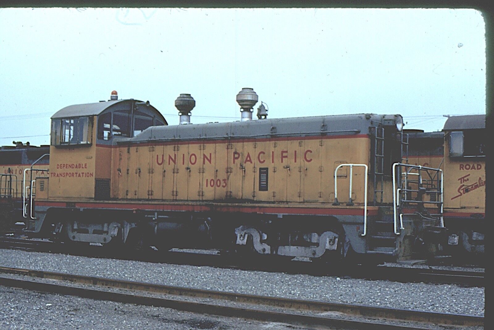 UP 1003 NW-2, Seattle, WA, 04/75; Kodachrome Original