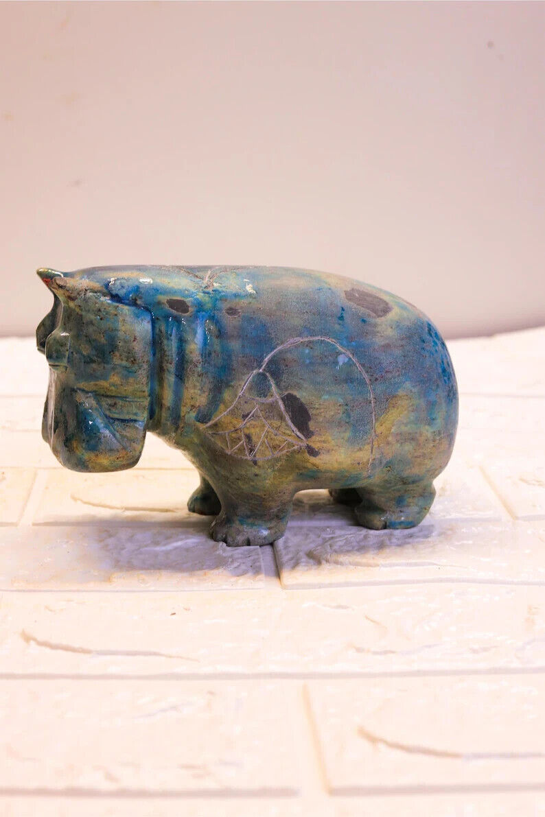 Replica Hippopotamus like the museum piece