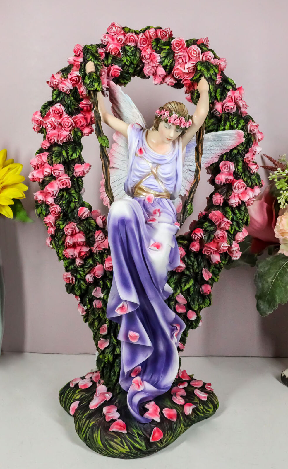 Large Sheila Wolk The Gatekeeper Guardian Angel of Heaven Figurine Statue 16\