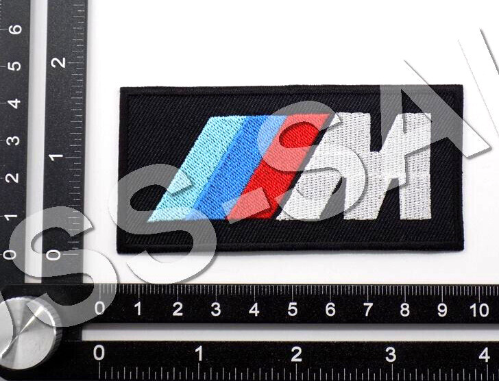 BMW EMBROIDERED PATCH IRON/SEW ON ~3-5/8\
